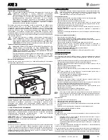 Preview for 3 page of Lamborghini Caloreclima AXE 3 32 (Russian) 