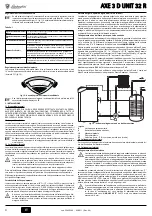 Предварительный просмотр 4 страницы Lamborghini Caloreclima AXE 3 D UNIT 32 R Instructions For Use, Installation And Maintenance