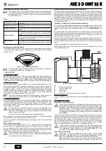 Предварительный просмотр 12 страницы Lamborghini Caloreclima AXE 3 D UNIT 32 R Instructions For Use, Installation And Maintenance