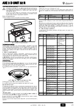 Предварительный просмотр 29 страницы Lamborghini Caloreclima AXE 3 D UNIT 32 R Instructions For Use, Installation And Maintenance