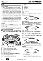 Предварительный просмотр 42 страницы Lamborghini Caloreclima AXE 3 D UNIT 32 R Instructions For Use, Installation And Maintenance