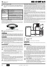 Предварительный просмотр 44 страницы Lamborghini Caloreclima AXE 3 D UNIT 32 R Instructions For Use, Installation And Maintenance