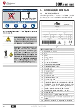 Предварительный просмотр 74 страницы Lamborghini Caloreclima DORA 120 LT User, Installation, And Maintenance Manual