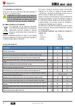 Preview for 76 page of Lamborghini Caloreclima DORA 200 HT User, Installation, And Maintenance Manual