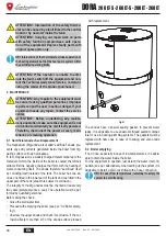 Предварительный просмотр 98 страницы Lamborghini Caloreclima DORA 200 LT User And Installation Manual