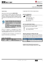 Preview for 3 page of Lamborghini Caloreclima DORA 90 LT User, Installation, And Maintenance Manual