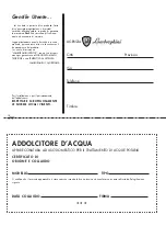 Preview for 3 page of Lamborghini Caloreclima DOUBLE Series Installation - Use - Maintenance