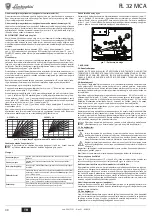 Preview for 48 page of Lamborghini Caloreclima FL 32 MCA Instructions For Use, Installation And Maintenance