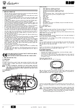 Предварительный просмотр 2 страницы Lamborghini Caloreclima FL D HF24 Instructions For Use, Installation And Maintenance