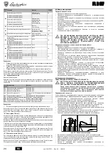 Предварительный просмотр 24 страницы Lamborghini Caloreclima FL D HF24 Instructions For Use, Installation And Maintenance