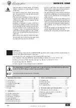 Preview for 20 page of Lamborghini Caloreclima GASTER N 119 Instructions For Use Manual