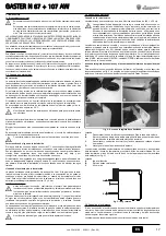 Preview for 17 page of Lamborghini Caloreclima GASTER N 67 AW Instructions For Use, Installation & Maintenance