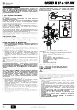 Preview for 32 page of Lamborghini Caloreclima GASTER N 67 AW Instructions For Use, Installation & Maintenance