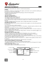 Preview for 14 page of Lamborghini Caloreclima LMB G 1300 Instructions For Installation, Use And Maintenance Manual