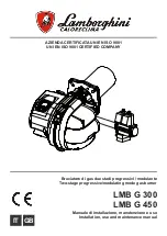 Preview for 1 page of Lamborghini Caloreclima LMB G 300 Instructions For Installation, Use And Maintenance Manual