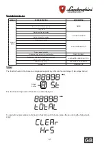 Preview for 87 page of Lamborghini Caloreclima LMB G 300 Instructions For Installation, Use And Maintenance Manual