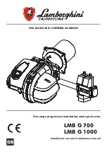 Preview for 1 page of Lamborghini Caloreclima LMB G 700 Instructions For Installation, Use And Maintenance Manual