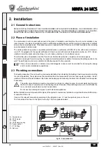 Предварительный просмотр 42 страницы Lamborghini Caloreclima NINFA 24 MCS Instructions For Use, Installation And Maintenance