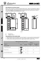 Предварительный просмотр 76 страницы Lamborghini Caloreclima NINFA 24 MCS Instructions For Use, Installation And Maintenance