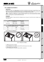 Предварительный просмотр 105 страницы Lamborghini Caloreclima NINFA 24 MCS Instructions For Use, Installation And Maintenance