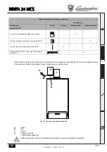 Предварительный просмотр 107 страницы Lamborghini Caloreclima NINFA 24 MCS Instructions For Use, Installation And Maintenance