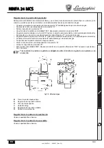 Предварительный просмотр 109 страницы Lamborghini Caloreclima NINFA 24 MCS Instructions For Use, Installation And Maintenance