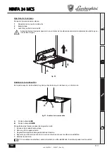 Предварительный просмотр 113 страницы Lamborghini Caloreclima NINFA 24 MCS Instructions For Use, Installation And Maintenance