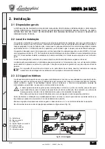 Предварительный просмотр 132 страницы Lamborghini Caloreclima NINFA 24 MCS Instructions For Use, Installation And Maintenance