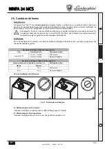 Предварительный просмотр 135 страницы Lamborghini Caloreclima NINFA 24 MCS Instructions For Use, Installation And Maintenance