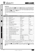 Предварительный просмотр 140 страницы Lamborghini Caloreclima NINFA 24 MCS Instructions For Use, Installation And Maintenance