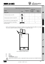 Предварительный просмотр 167 страницы Lamborghini Caloreclima NINFA 24 MCS Instructions For Use, Installation And Maintenance