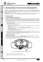 Preview for 92 page of Lamborghini Caloreclima NINFA N 24 MCA Instructions For Use, Installation And Maintenance