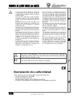 Preview for 31 page of Lamborghini Caloreclima NINFA N LOW NOX 24 MCS Instructions For Use, Installation And Maintenance