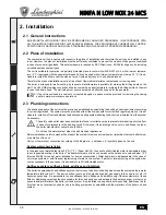 Preview for 68 page of Lamborghini Caloreclima NINFA N LOW NOX 24 MCS Instructions For Use, Installation And Maintenance