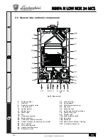 Preview for 82 page of Lamborghini Caloreclima NINFA N LOW NOX 24 MCS Instructions For Use, Installation And Maintenance