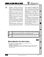 Preview for 115 page of Lamborghini Caloreclima NINFA N LOW NOX 24 MCS Instructions For Use, Installation And Maintenance