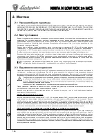 Preview for 124 page of Lamborghini Caloreclima NINFA N LOW NOX 24 MCS Instructions For Use, Installation And Maintenance