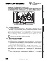 Preview for 125 page of Lamborghini Caloreclima NINFA N LOW NOX 24 MCS Instructions For Use, Installation And Maintenance