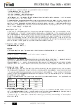 Preview for 8 page of Lamborghini Caloreclima PREXTHERM RSW 92N Instruction For Use, Installation And Assembly