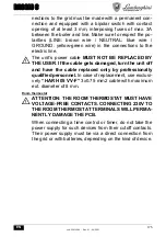 Предварительный просмотр 175 страницы Lamborghini Caloreclima RAGGIO C Instructions For Use, Installation And Maintenance
