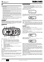 Preview for 2 page of Lamborghini Caloreclima TAURA D 24 MCS Instructions For Use, Installation And Maintenance