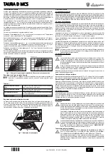 Preview for 3 page of Lamborghini Caloreclima TAURA D 24 MCS Instructions For Use, Installation And Maintenance