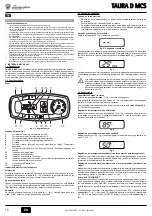 Preview for 12 page of Lamborghini Caloreclima TAURA D 24 MCS Instructions For Use, Installation And Maintenance