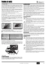 Preview for 13 page of Lamborghini Caloreclima TAURA D 24 MCS Instructions For Use, Installation And Maintenance