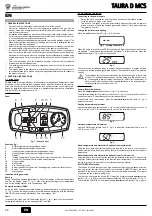 Preview for 22 page of Lamborghini Caloreclima TAURA D 24 MCS Instructions For Use, Installation And Maintenance