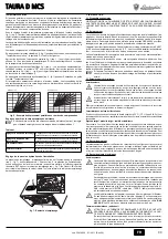 Preview for 33 page of Lamborghini Caloreclima TAURA D 24 MCS Instructions For Use, Installation And Maintenance