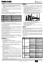 Preview for 37 page of Lamborghini Caloreclima TAURA D 24 MCS Instructions For Use, Installation And Maintenance