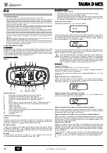 Preview for 42 page of Lamborghini Caloreclima TAURA D 24 MCS Instructions For Use, Installation And Maintenance