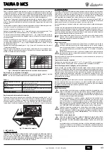 Preview for 43 page of Lamborghini Caloreclima TAURA D 24 MCS Instructions For Use, Installation And Maintenance