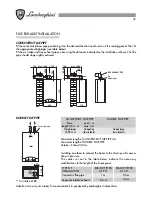 Preview for 18 page of Lamborghini Caloreclima XILO T 24 M W TOP Installation And Maintenance Manual